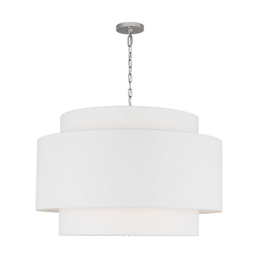 Myhouse Lighting Visual Comfort Studio - KSP1184PN - Four Light Pendant - Sawyer - Polished Nickel