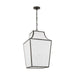 Myhouse Lighting Visual Comfort Studio - EP1434AI - Four Light Pendant - Arnio - Aged Iron