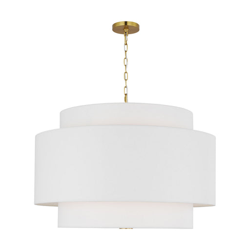 Myhouse Lighting Visual Comfort Studio - KSP1184BBS - Four Light Pendant - Sawyer - Burnished Brass