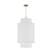Myhouse Lighting Visual Comfort Studio - KSP1171BBS - One Light Pendant - Sawyer - Burnished Brass