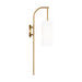Myhouse Lighting Visual Comfort Studio - EW1201BBS - One Light Wall Sconce - Lowell - Burnished Brass