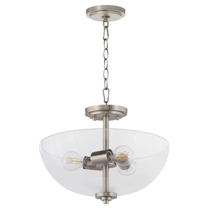 Myhouse Lighting Quorum - 2800-15-65 - Three Light Dual Mount - Adams - Satin Nickel