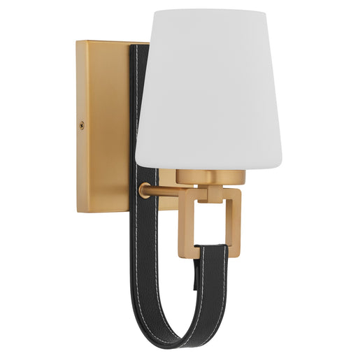Myhouse Lighting Quorum - 535-1-80 - One Light Wall Mount - Hidalgo - Aged Brass