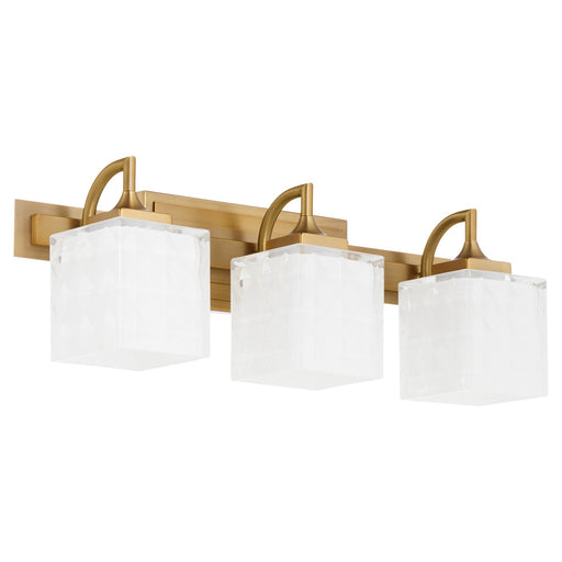 Myhouse Lighting Quorum - 5502-3-47 - Three Light Vanity - Diamonte - Brushed Brass