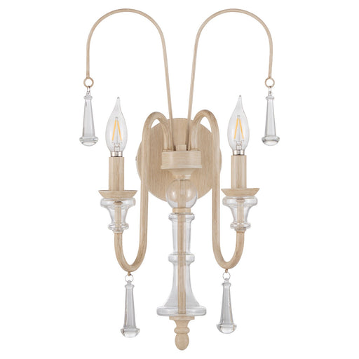 Myhouse Lighting Quorum - 585-2-52 - Two Light Wall Mount - Clasica - Washed Oak