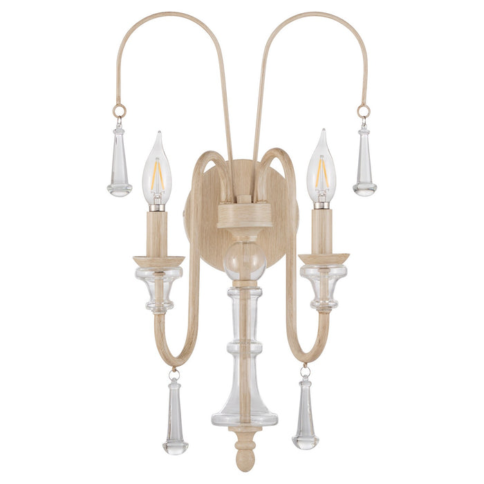 Myhouse Lighting Quorum - 585-2-52 - Two Light Wall Mount - Clasica - Washed Oak