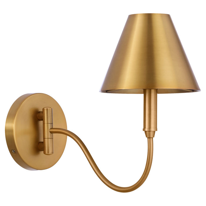Myhouse Lighting Quorum - 5914-1-47 - One Light Swing-Arm Lamp - Waltz - Brushed Brass