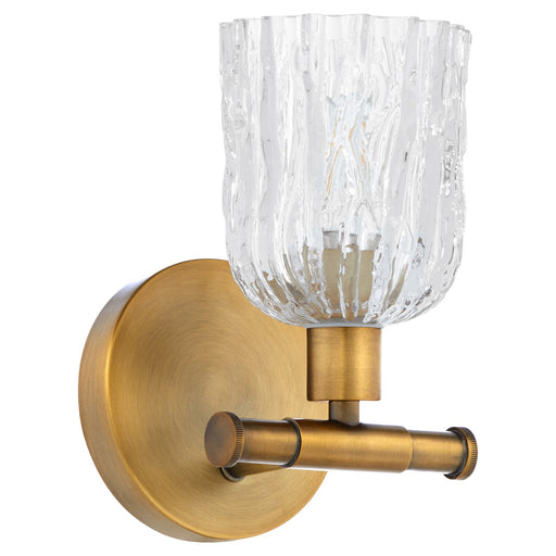 Myhouse Lighting Quorum - 593-1-47 - One Light Wall Mount - Meriam - Brushed Brass