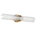 Myhouse Lighting Quorum - 593-2-147 - Two Light Wall Sconce - Meriam - Brushed Brass