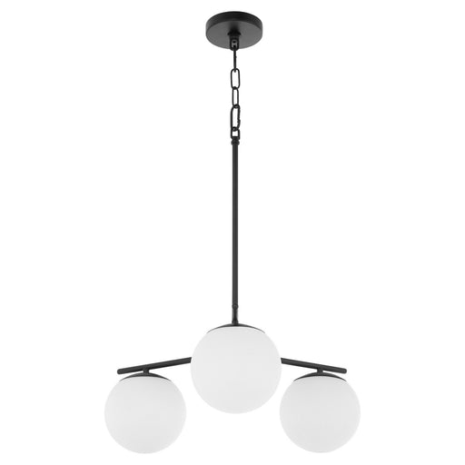 Myhouse Lighting Quorum - 639-3-59 - Three Light Chandelier - Jasper - Matte Black