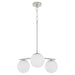 Myhouse Lighting Quorum - 639-3-65 - Three Light Chandelier - Jasper - Satin Nickel
