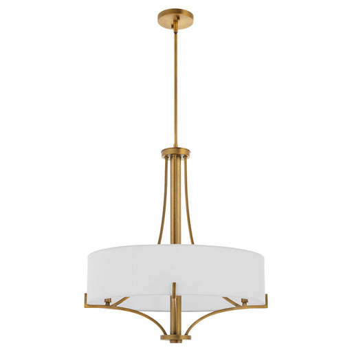 Myhouse Lighting Quorum - 841-4-47 - Four Light Pendant - Imperial - Brushed Brass