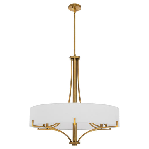 Myhouse Lighting Quorum - 841-6-47 - Six Light Pendant - Imperial - Brushed Brass