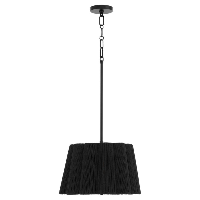 Myhouse Lighting Quorum - 851-3-59 - Three Light Pendant - Anton - Matte Black