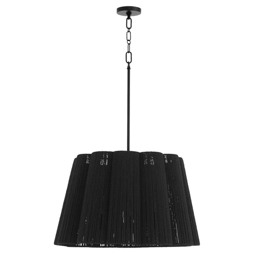 Myhouse Lighting Quorum - 851-6-59 - Six Light Pendant - Anton - Matte Black