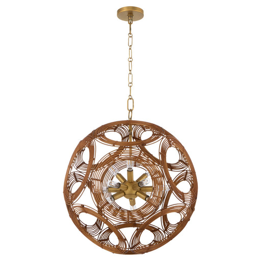 Myhouse Lighting Quorum - 852-22-47 - 12 Light Pendant - Kalio - Brushed Brass