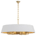 Myhouse Lighting Quorum - 8561-12-80 - 12 Light Pendant - Karnes - Aged Brass