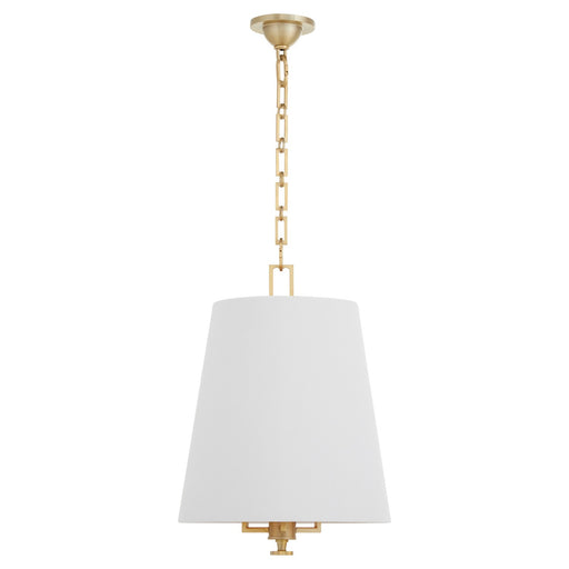 Myhouse Lighting Quorum - 8562-3-80 - Three Light Pendant - Karnes - Aged Brass