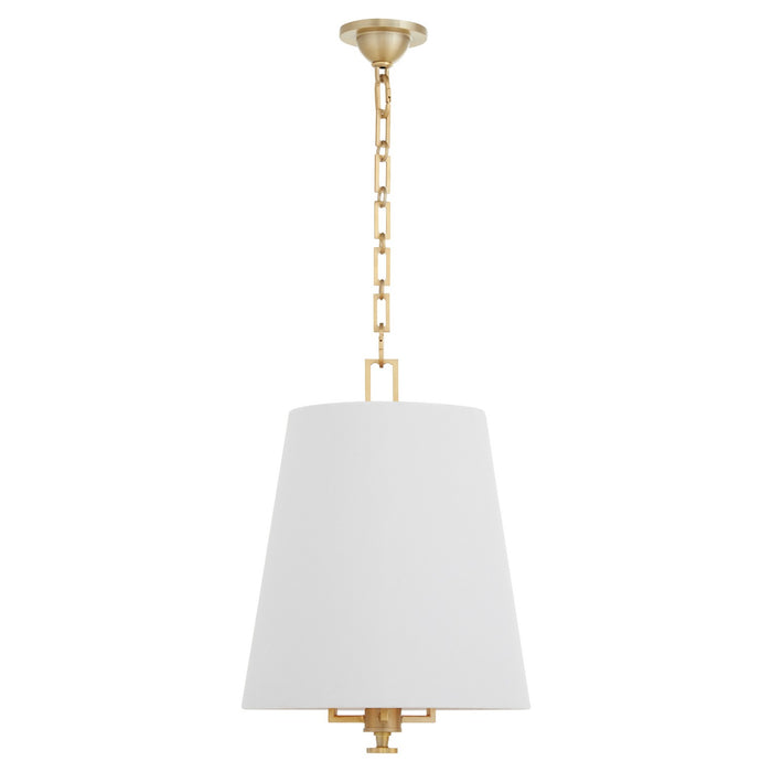 Myhouse Lighting Quorum - 8562-3-80 - Three Light Pendant - Karnes - Aged Brass