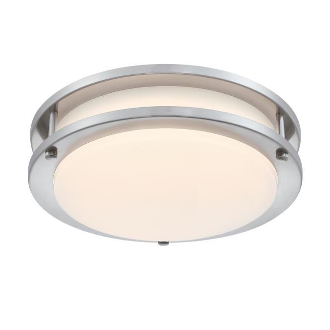 Myhouse Lighting Westinghouse Lighting - 6136000 - LED Flush Mount - Lauderdale - Brushed Nickel