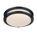 Myhouse Lighting Westinghouse Lighting - 6136100 - LED Flush Mount - Lauderdale - Matte Black