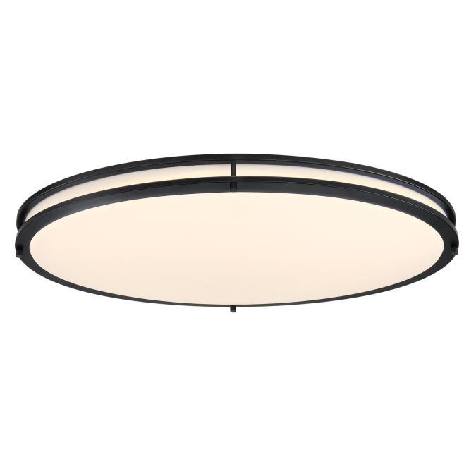 Myhouse Lighting Westinghouse Lighting - 6136300 - LED Flush Mount - Lauderdale - Matte Black