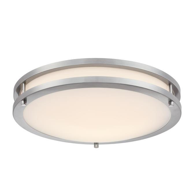 Myhouse Lighting Westinghouse Lighting - 6136400 - LED Flush Mount - Lauderdale - Brushed Nickel