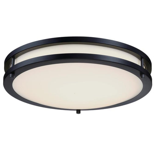 Myhouse Lighting Westinghouse Lighting - 6136500 - LED Flush Mount - Lauderdale - Matte Black