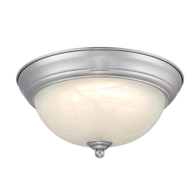 Myhouse Lighting Westinghouse Lighting - 6137100 - LED Flush Mount - Dubrow - Brushed Nickel