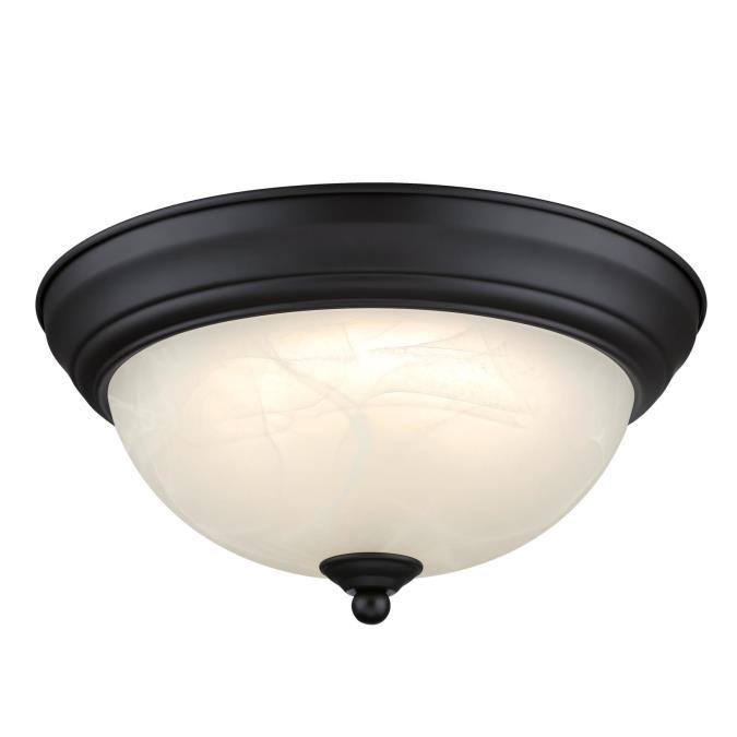 Myhouse Lighting Westinghouse Lighting - 6137200 - LED Flush Mount - Dubrow - Black-Bronze