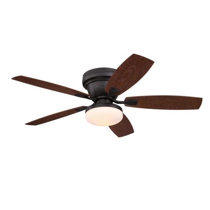 Myhouse Lighting Westinghouse Lighting - 73207LE - 52"Ceiling Fan - Contempra - Black-Bronze