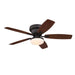 Myhouse Lighting Westinghouse Lighting - 73207LE - 52"Ceiling Fan - Contempra - Black-Bronze