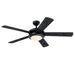 Myhouse Lighting Westinghouse Lighting - 73216LE - 52"Ceiling Fan - Comet - Matte Black