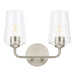 Myhouse Lighting Progress Lighting - P300540-009 - Two Light Bath & Vanity - Celino - Brushed Nickel