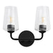 Myhouse Lighting Progress Lighting - P300540-031 - Two Light Bath & Vanity - Celino - Black