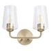 Myhouse Lighting Progress Lighting - P300540-177 - Two Light Bath & Vanity - Celino - Champagne Bronze