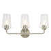 Myhouse Lighting Progress Lighting - P300541-009 - Three Light Bath & Vanity - Celino - Brushed Nickel