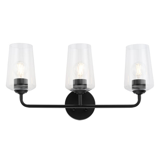 Myhouse Lighting Progress Lighting - P300541-031 - Three Light Bath & Vanity - Celino - Black