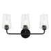 Myhouse Lighting Progress Lighting - P300541-031 - Three Light Bath & Vanity - Celino - Black