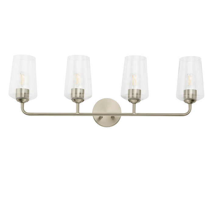 Myhouse Lighting Progress Lighting - P300542-009 - Four Light Bath & Vanity - Celino - Brushed Nickel