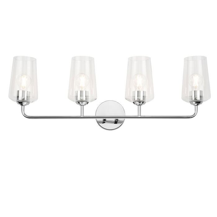 Myhouse Lighting Progress Lighting - P300542-015 - Four Light Bath & Vanity - Celino - Polished Chrome