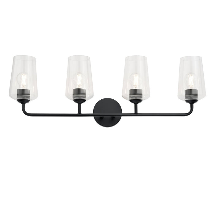 Myhouse Lighting Progress Lighting - P300542-031 - Four Light Bath & Vanity - Celino - Black