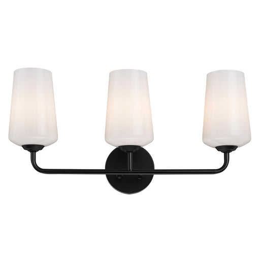 Myhouse Lighting Progress Lighting - P300544-031 - Three Light Bath & Vanity - Celino - Black