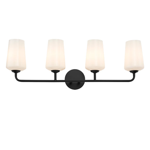 Myhouse Lighting Progress Lighting - P300545-031 - Four Light Bath & Vanity - Celino - Black