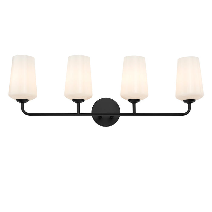 Myhouse Lighting Progress Lighting - P300545-031 - Four Light Bath & Vanity - Celino - Black