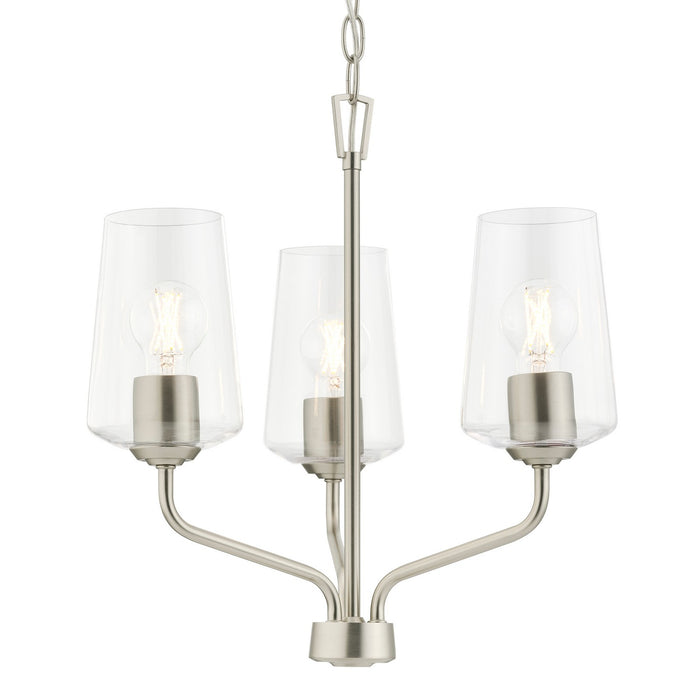 Myhouse Lighting Progress Lighting - P400440-009 - Three Light Chandelier - Celino - Brushed Nickel