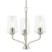 Myhouse Lighting Progress Lighting - P400440-009 - Three Light Chandelier - Celino - Brushed Nickel