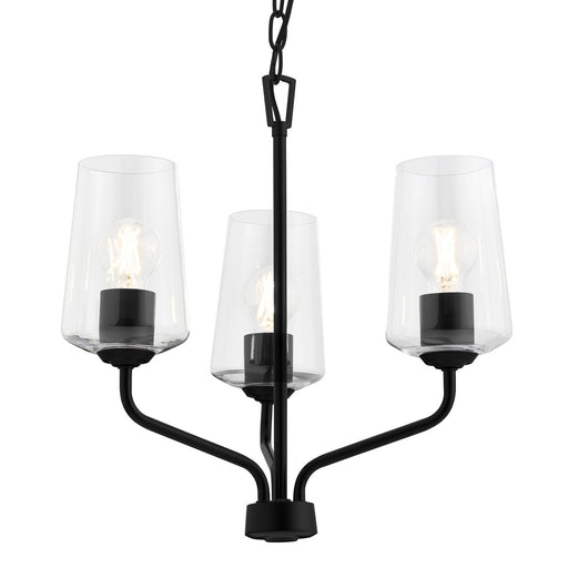 Myhouse Lighting Progress Lighting - P400440-031 - Three Light Chandelier - Celino - Black