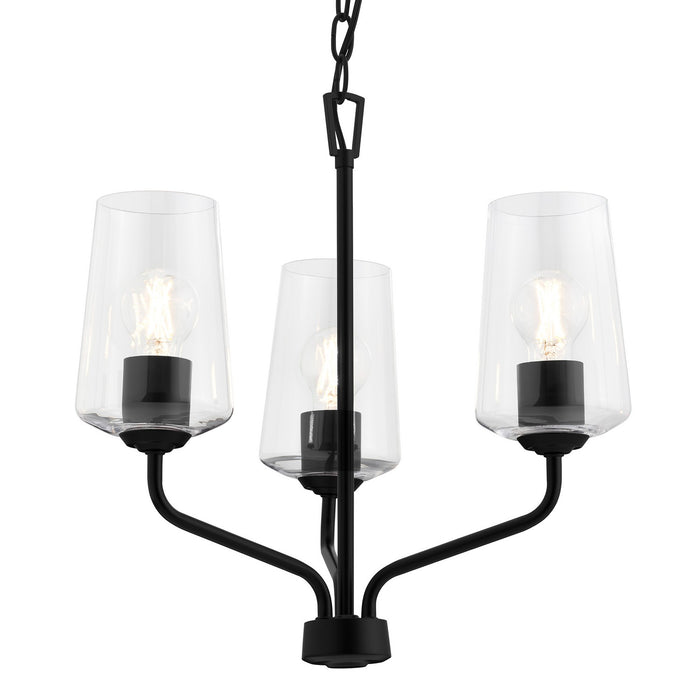 Myhouse Lighting Progress Lighting - P400440-031 - Three Light Chandelier - Celino - Black