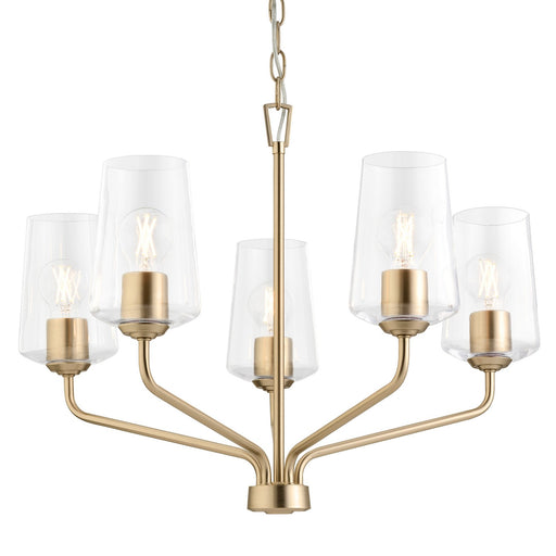 Myhouse Lighting Progress Lighting - P400442-177 - Five Light Chandelier - Celino - Champagne Bronze